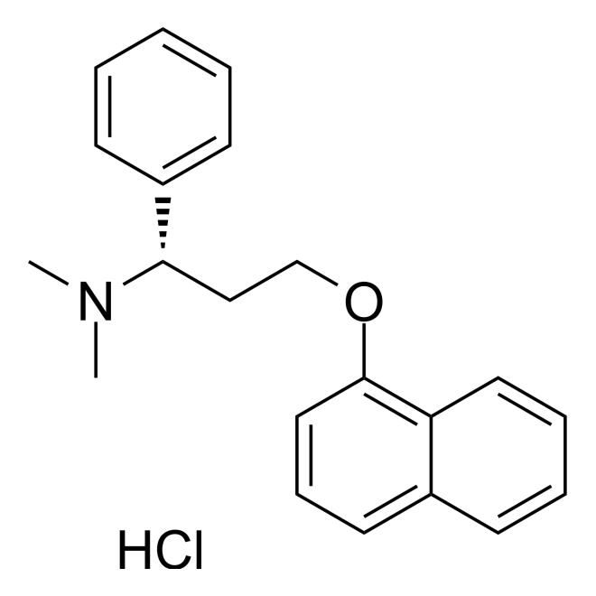 SSRI Dapoxetina – Struttura molecolare