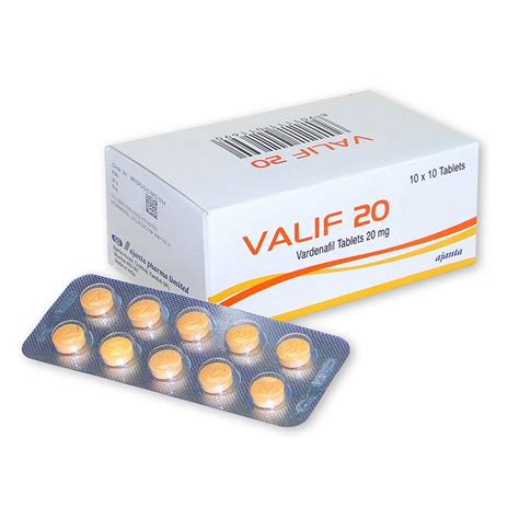 Valif 20 mg Compresse di Vardenafil